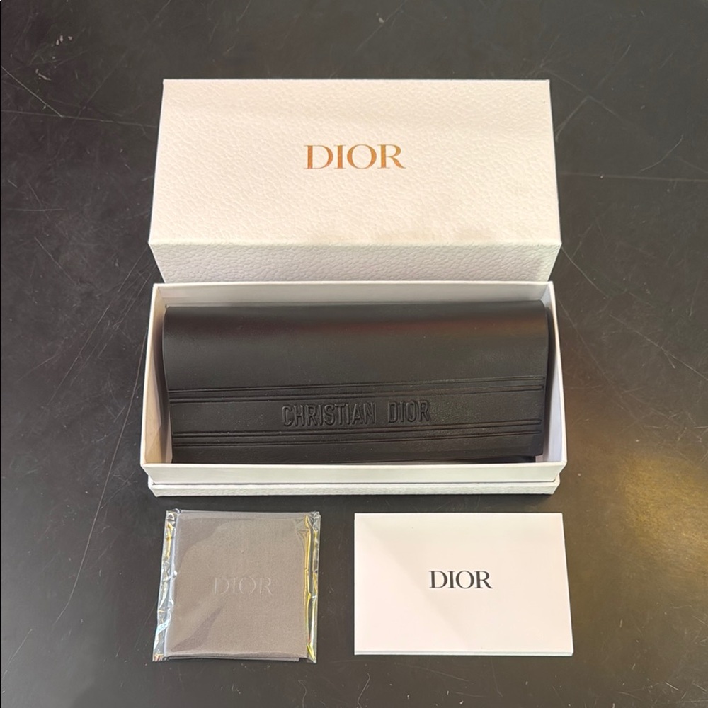 Dior Black Sunglasses Case